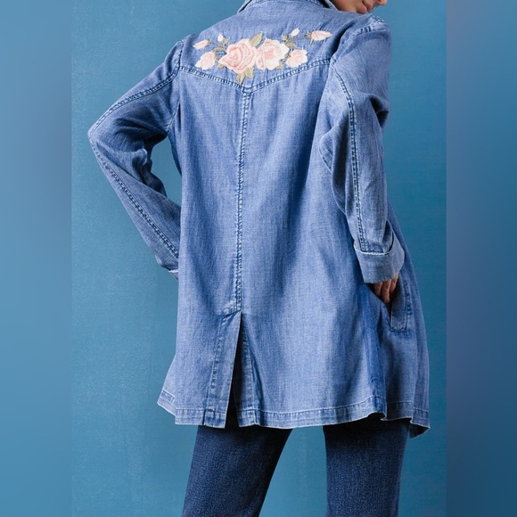 NWT Billy T rose denim jacket/blazer, size XL - Picture 3 of 10